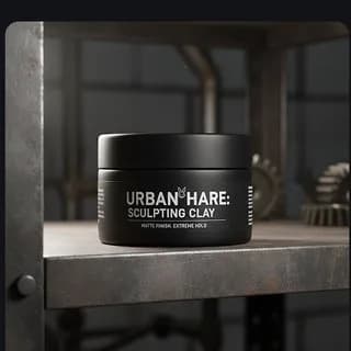Mat bitişli saç şekillendirme wax'ı